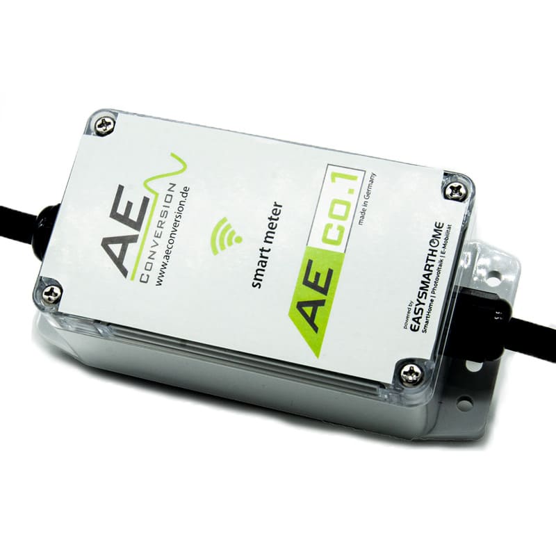 Monitoring-Gerät AEco.1 zur Überwachung der Leistung einer Photovoltaik-Anlage.